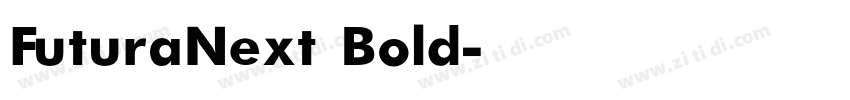 FuturaNext Bold字体转换